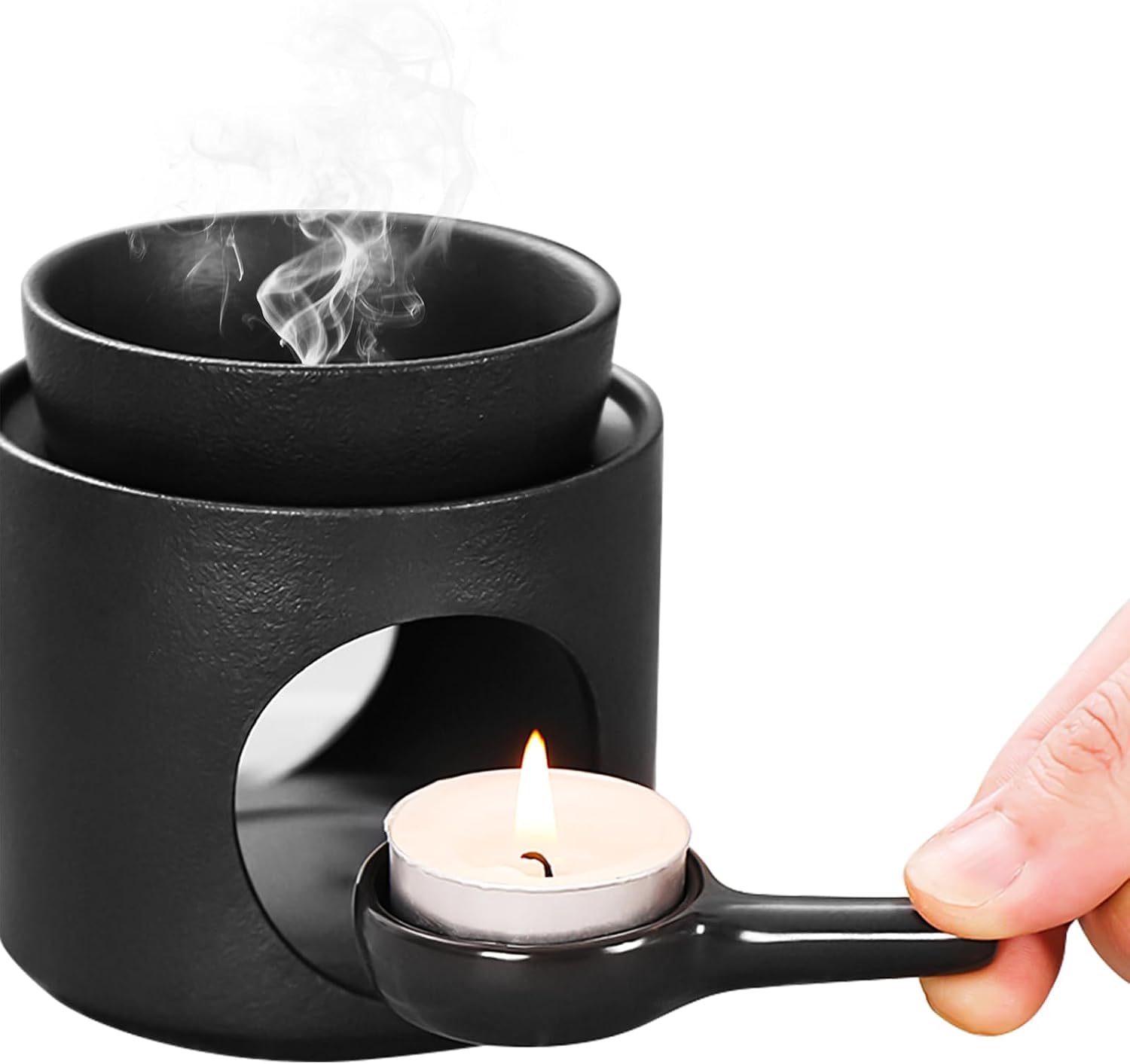 Duftlampe Für Ätherische Öle,keramik Duftlampe Mit Teelichthalter,duftlampen Teelicht Räucherstövchen,stövchen Für Ätherische Öle,abnehmbare Schale
