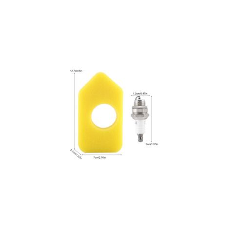 Kit De Joint De Membrane De Carburateur, De Bougie D'Allumage Et De Filtre À Air Pour Moteurs Briggs & Stratton Et De Nombreux Autres Petits Moteurs.