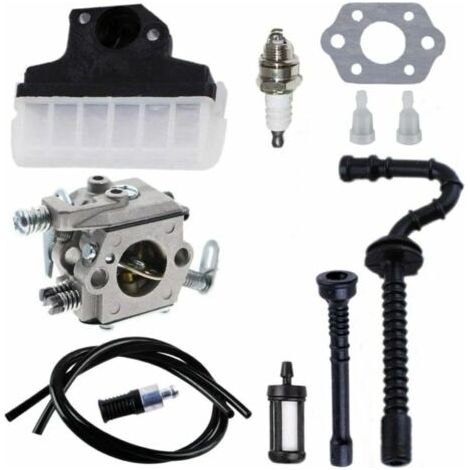 Carburateur Walbro Wt-286 Pour Tronçonneuses Stihl 021 023 025 Ms210 Ms230 Ms250 – Filtre À Air 1123 120 1651 – Tuyau D'Essence 45 Cm