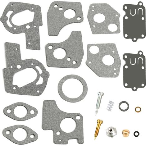 Vurahome - 495606 494624 Briggs & Stratton 80200 81200 82200 135292 135232 135212 3 Thru 5 Hp Carburateur Horizontal Révisé Kit De Reconstruction De Réparation, Diaphragme De Joint