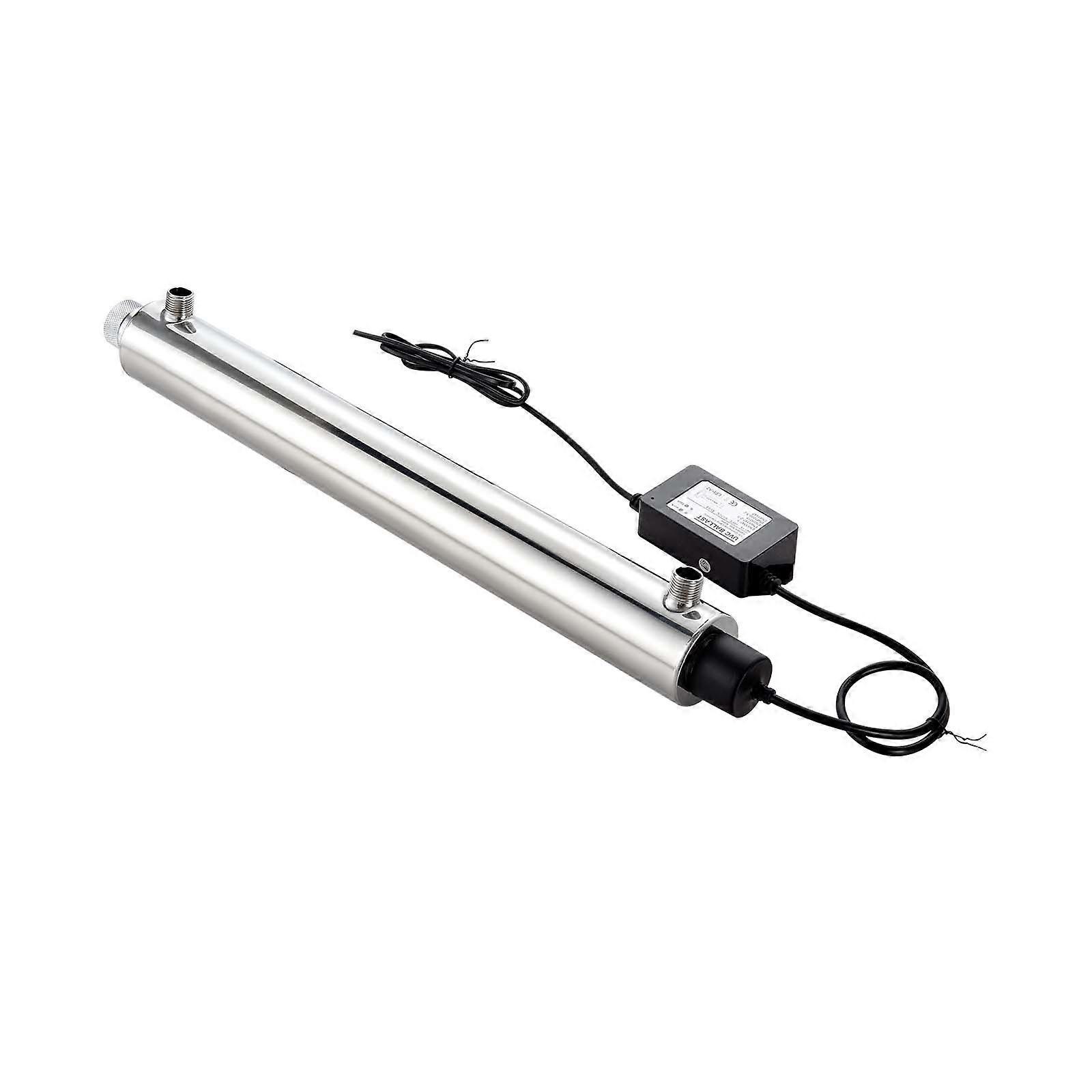 Uv-wasserreiniger, 25 W, 6 Gpm, 220 V Filtersystem, Wasseraufbereitungsanlage Für Das Ganze Haus Mit Quarzbeschichtung.