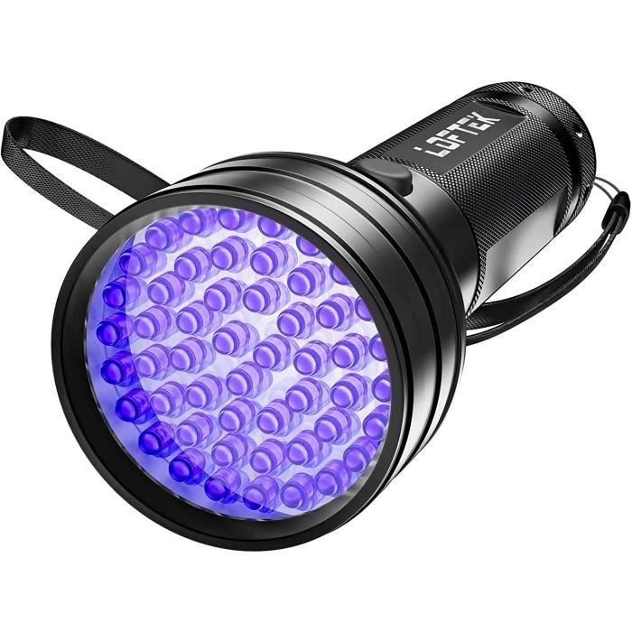 Uv-taschenlampe Mit 51 Leds, 395 Nm Schwarzlicht, Bettwanzendetektor.