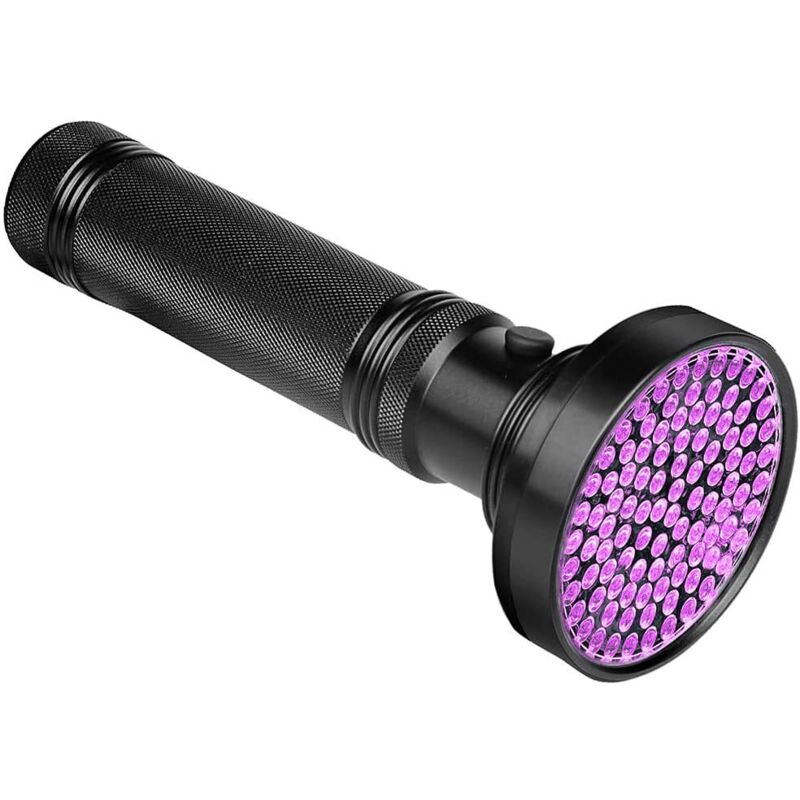 Uv-taschenlampe. Verbesserte Lampe Mit 100 Schwarzlicht-leds.