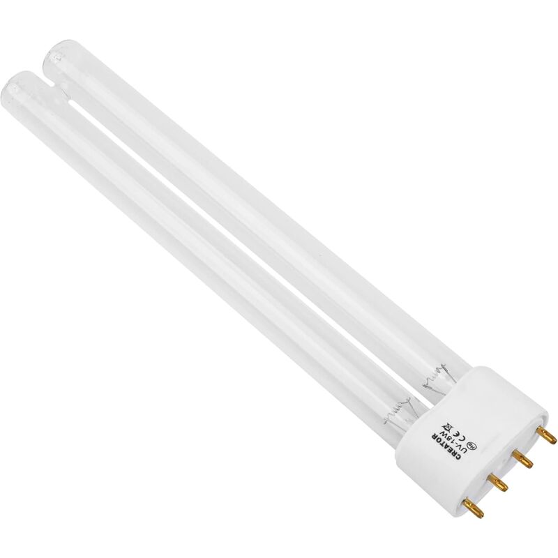 18w G23 Röhren-uvc-lampe, 217 Mm Länge, 8000 Stunden Lebensdauer, Für Staubfilter Und Luftreiniger.