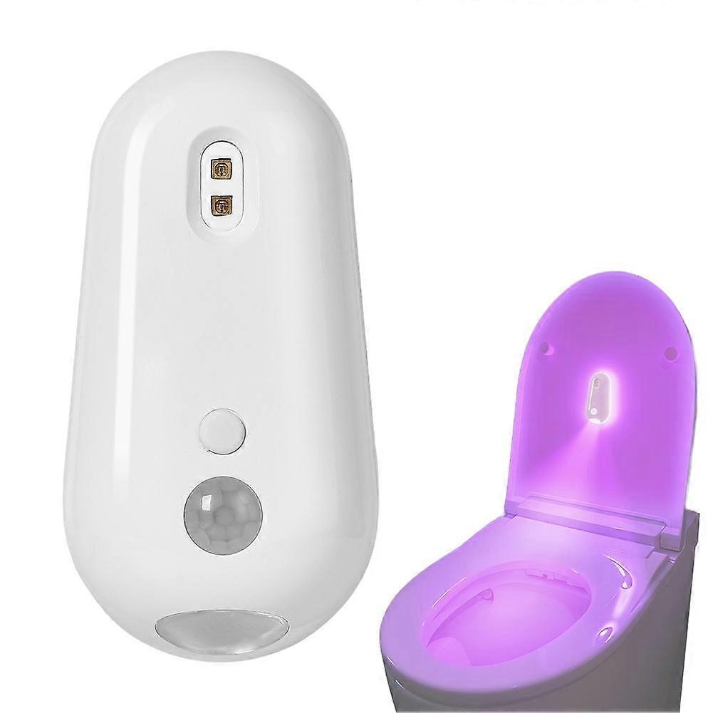 Uv-rgb-lampe Zur Sterilisation Von Toilettenschüsseln, Automatisches Keimtötendes Nachtlicht.