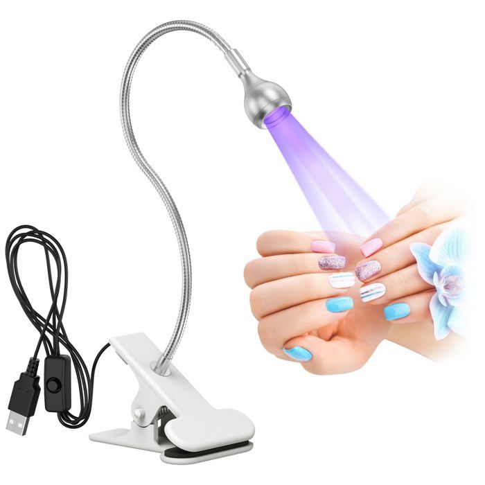 Uv-led-lampe, Songhui, 3 W, Usb 5 V, 360° Flexibler Arm