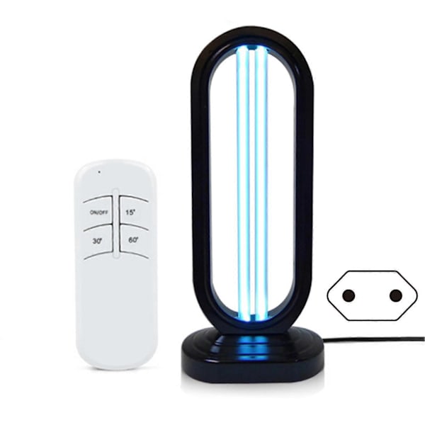 38-w-uv-ozonlampe, Tragbare Quarz-keimtötungslampe Zur Heimsterilisation, Schwarz, Eu-stecker