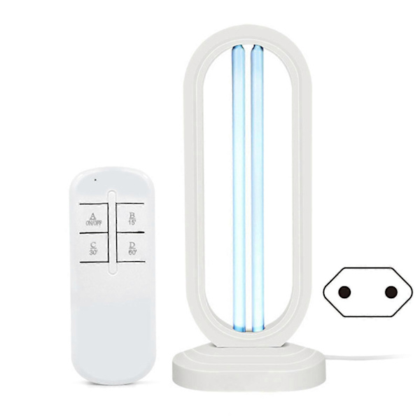 38-w-uv-ozonlampe, Tragbare Quarz-keimtötungslampe Zur Heimsterilisation, Weiß, Eu-stecker
