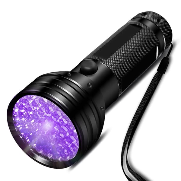 Uv-taschenlampe Mit 51 Leds, 395 Nm, Wasserdicht.