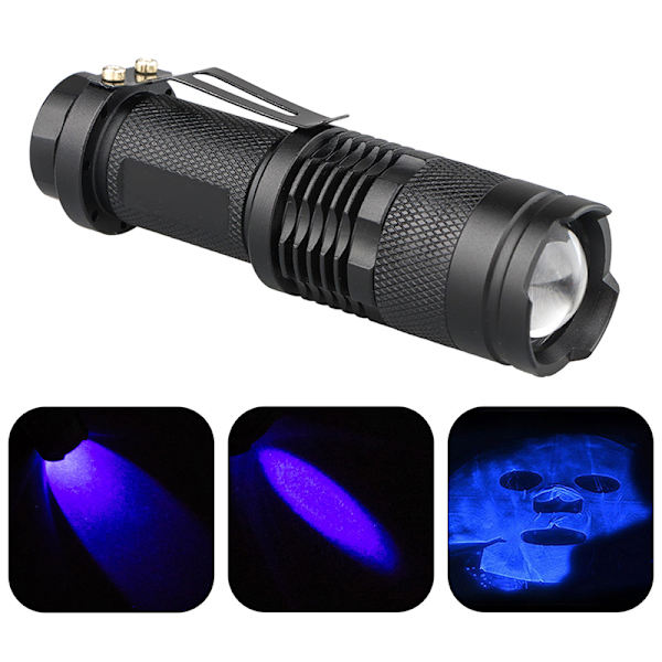 365 Nm Uv-led-schwarzlicht-taschenlampe Für Inspektionszwecke.