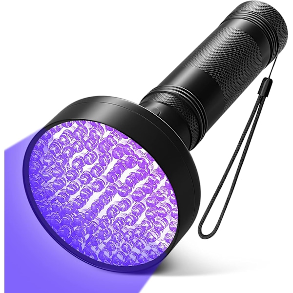 Uv-taschenlampe, 100 Leds, Schwarzlicht, 395 Nm Lampe Zur Einbruchserkennung