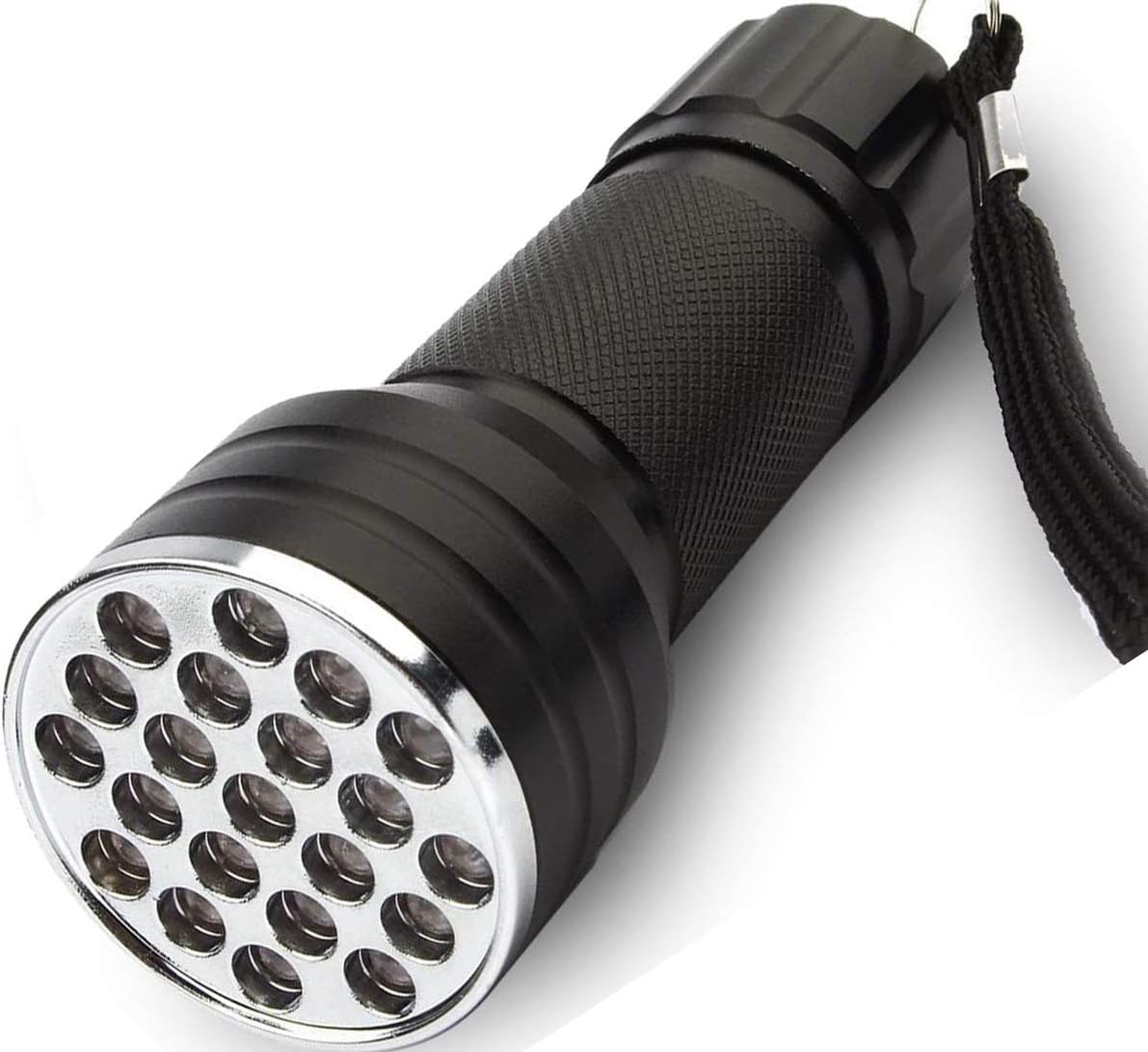 Uv-schwarzlicht-taschenlampe Mit 21 Leds Zum Färben Von Tieren Wie Hunden, Insekten Und Skorpionen.