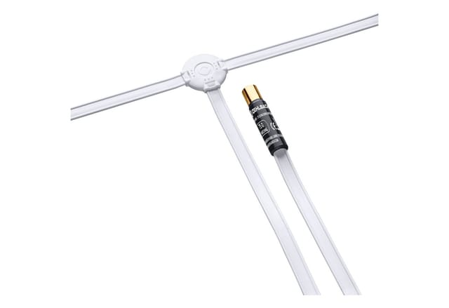 OEHLBACH Digital Wire Two DAB+/FM Antenne mit 75 Ohm Quick F-Stecker Wurfantenne (DAB+, FM), Perfekter Empfang, Omnidirektional