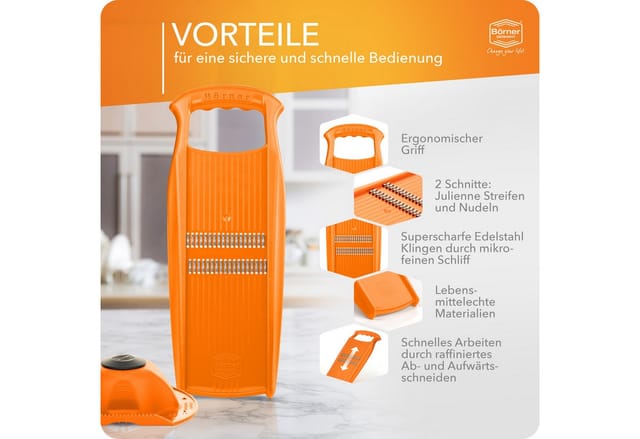 Börner Gemüseschneider Roko PowerLine mit Fruchthalter