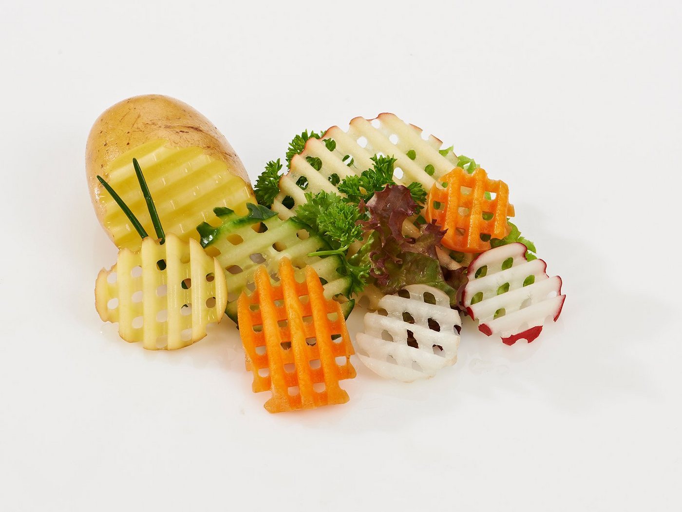Börner Gemüseschneider Welle-Waffel PowerLine Bild 4
