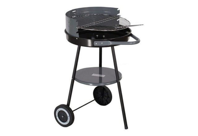 Master Grill & Party Holzkohlegrill MG912, Holzkohle Grillwagen Ø 40 x 80 cm