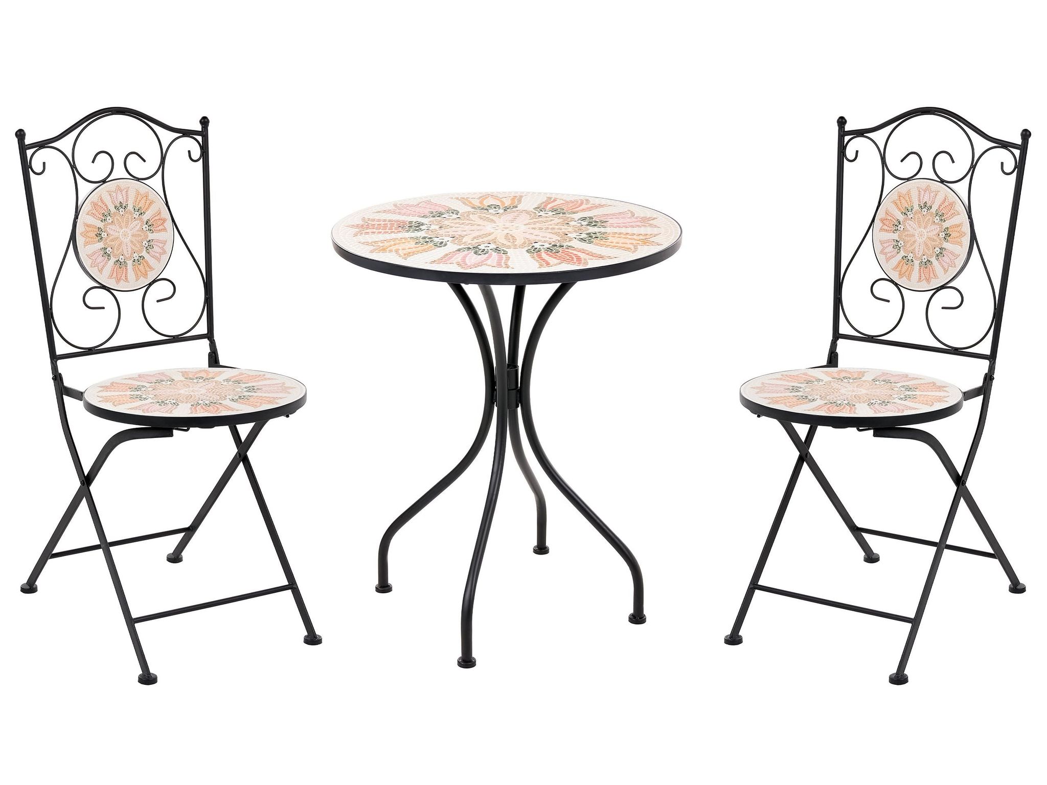 Bistro Set Settala Metall Bunt