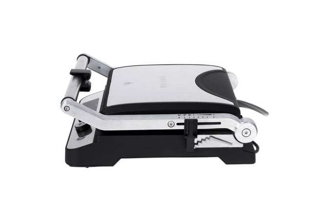 Adler Kontaktgrill Adler AD 3059 Elektrischer Grill LED 2in1 Tischgrill und Kontaktgrill