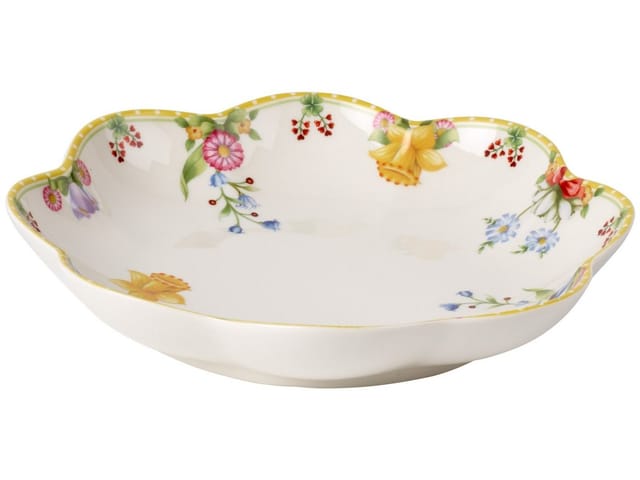 Villeroy & Boch Schale Spring Awakening Schale mittel 24 cm, Premium Porcelain, (Schüsseln & Schalen)