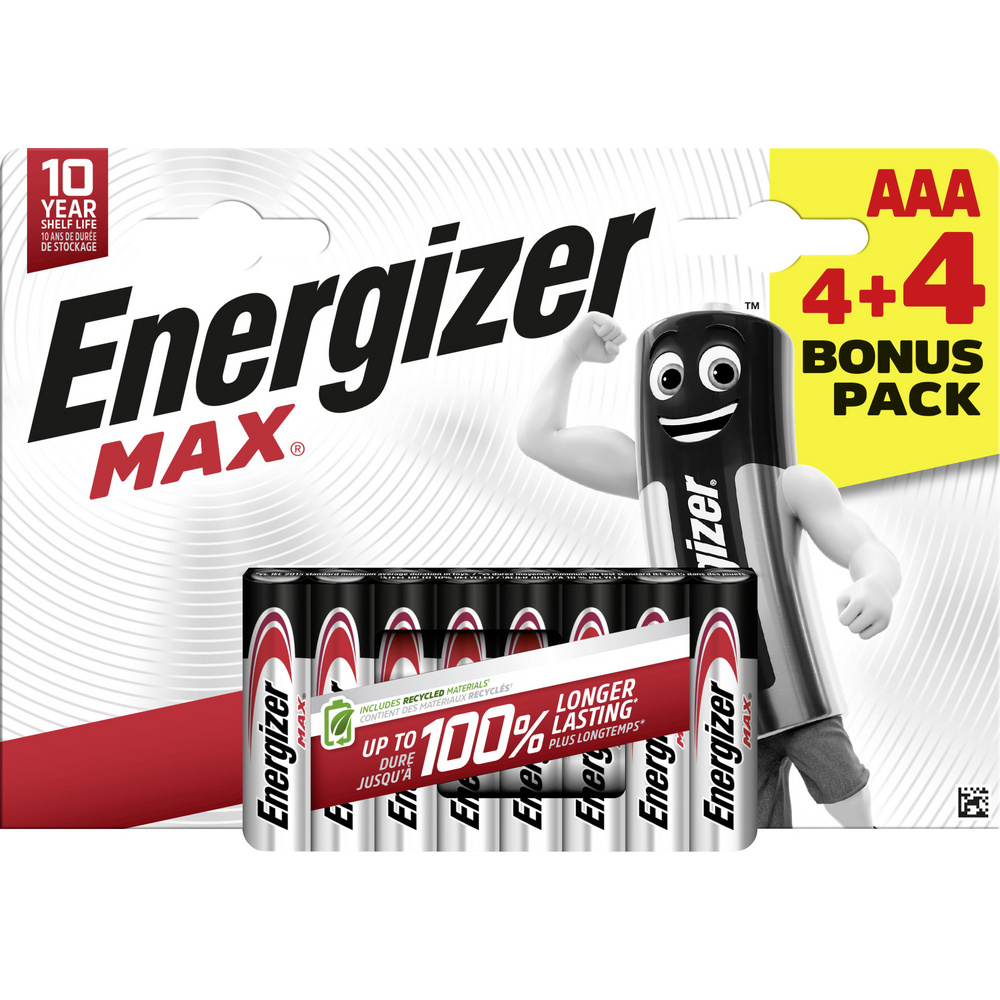 Energizer Micro (aaa)-batterie 1.5 V 8 St.