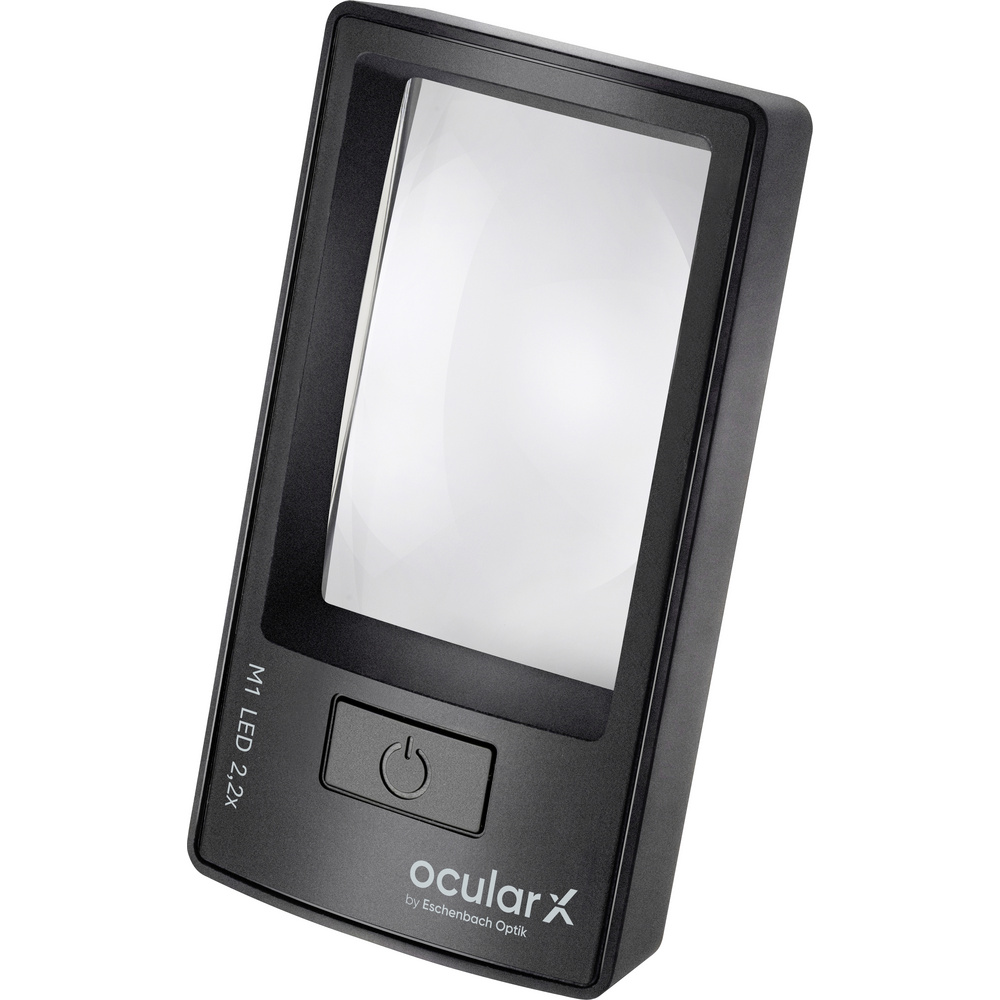 Eschenbach Xm0102 Ocularx M1 Handlupe Vergrößerungsfaktor: 2.2 X Linsengröße: (l X B) 7.5 Cm X 5 Cm