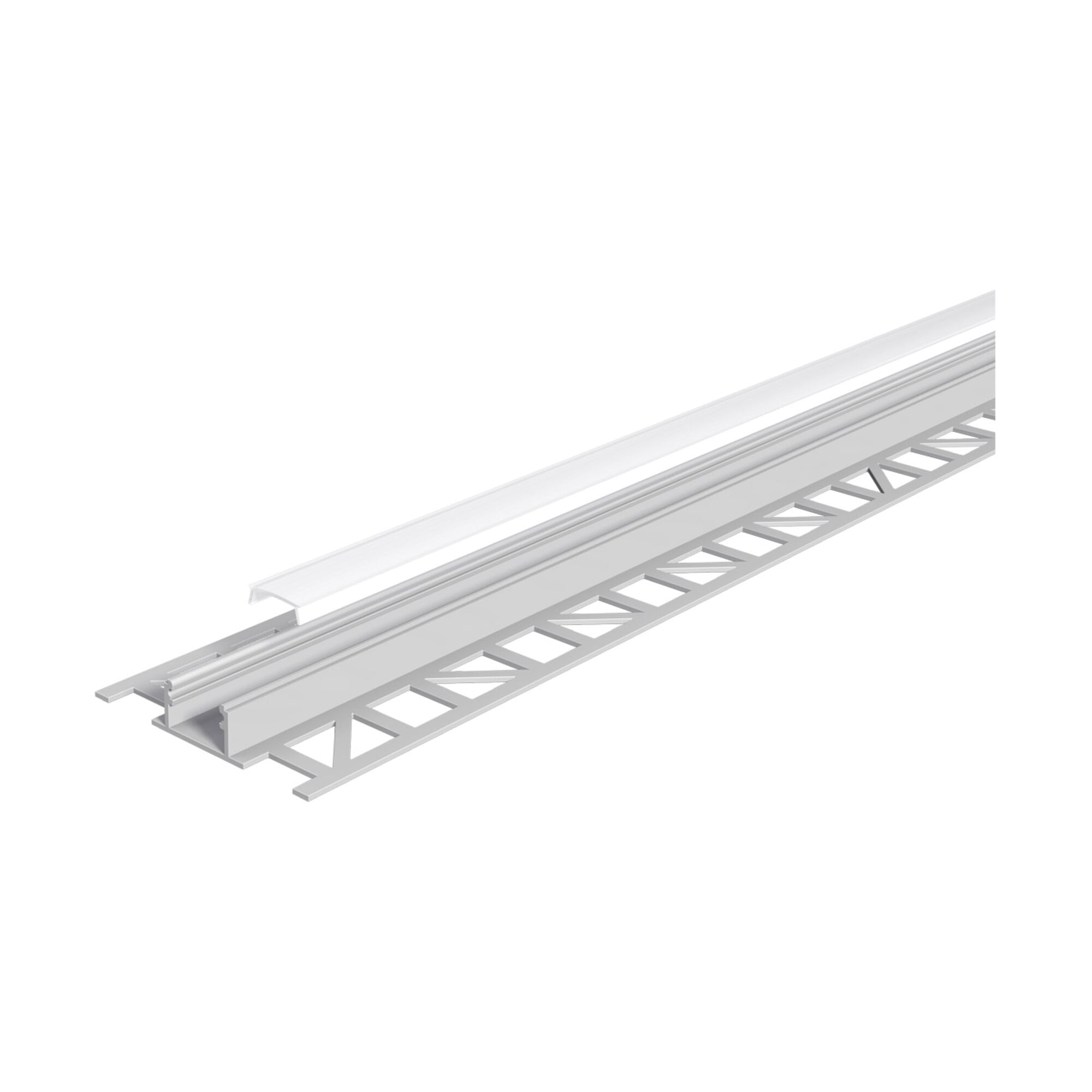 Evn Aluminiumprofil Apfl2am200 Mit Opaler Abdeckung 2m