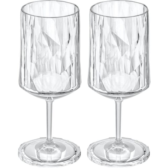 KOZIOL Weinglas Weingläser CLUB No. 9, Superglas, 2 x 300 ml, KOZIOL, Kunststoff