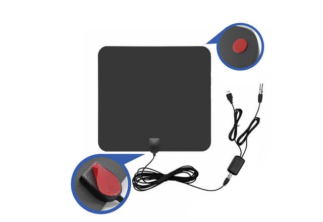 Adapter Universe 1080p Verstärker DVB-T/T2 Antenne Super Flachantenne USB Full HD TV Flachantenne