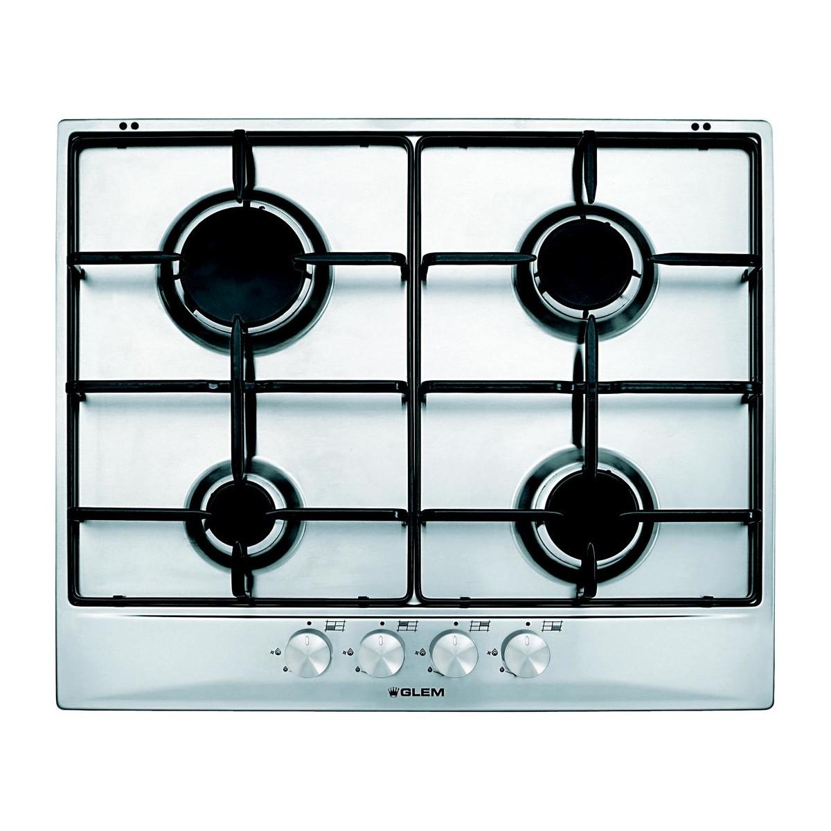 Glem Gas Gt64ix Kochfeld Edelstahl Integriert 60 Cm Gaskochfeld 4 Zone(n)