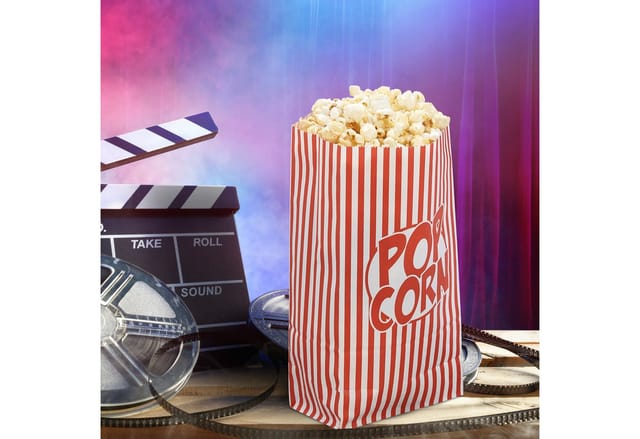 relaxdays Snackschale Retro Popcorntüten 240er Set, Papier, (240-tlg)