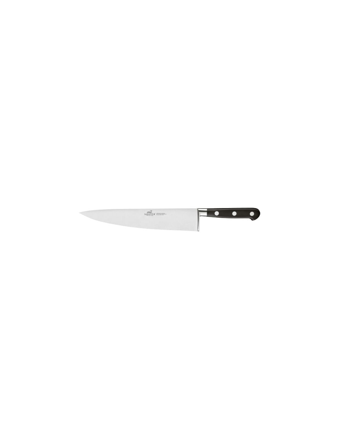 Küchenmesser Chef 25 Cm – Ideal Edelstahl & Edelstahlnieten – Lion Sabatier – Rousselon Dumas Sabatier