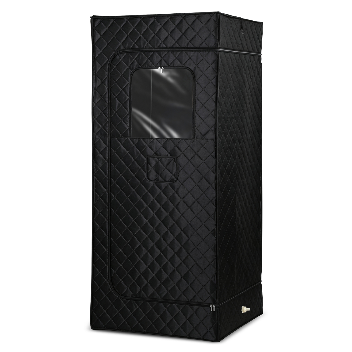 Tolletour Mobile Dampfsauna 1200 W Mit 3 L Dampferzeuger, Fernbedienung Und Klappstuhl