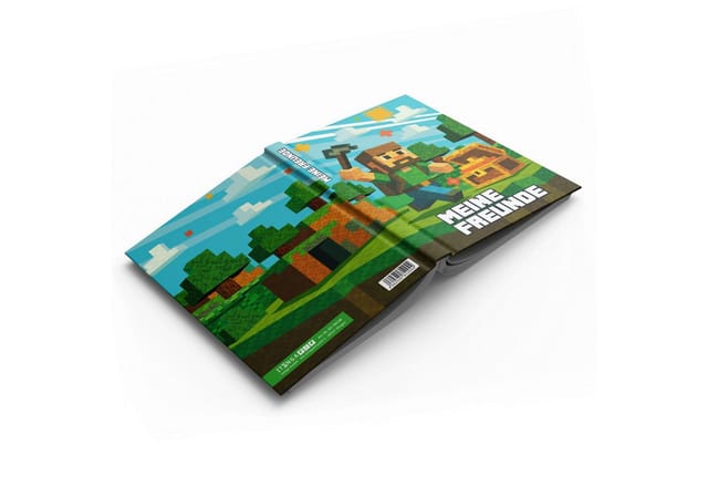 itenga Freundebuch itenga Freundebuch DIN A5 88 Seiten Motiv Blockgame PIXEL