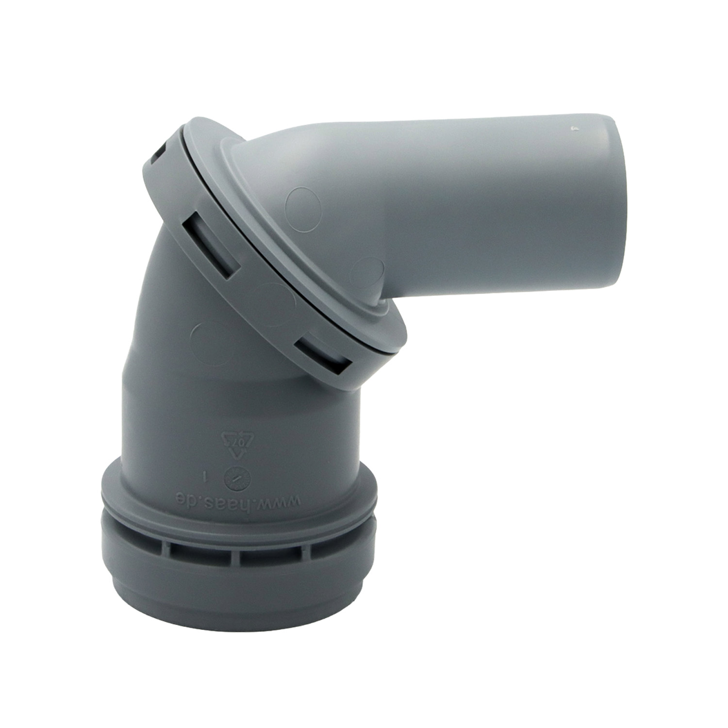 Oha-multi-bogen Aus Pp Für Ht-rohre Dn50/dn40