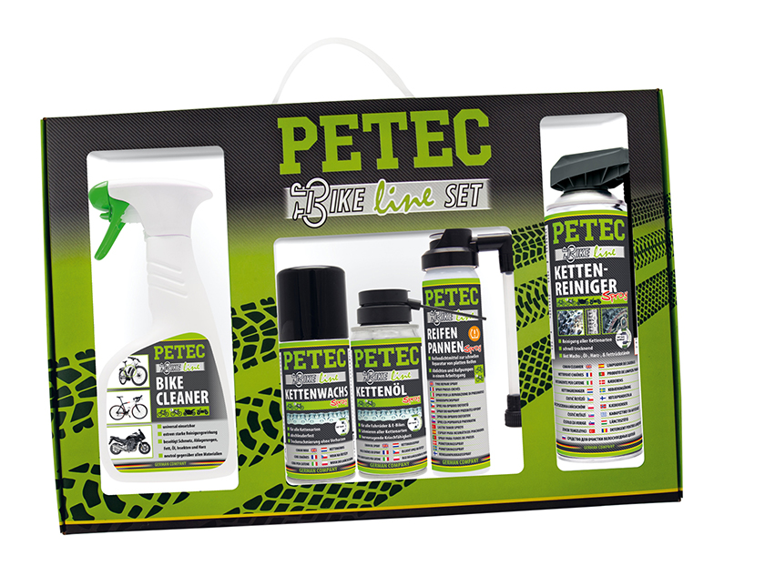 Petec Bike-line-set - Für Das Fahrrad - 5er Set - Reinigung Und Ölen - 99190