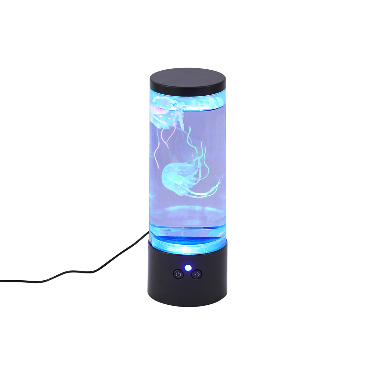 Qazqa Bubble Tube Schwarz 30cm Inkl. Led Rgb - Dweller
