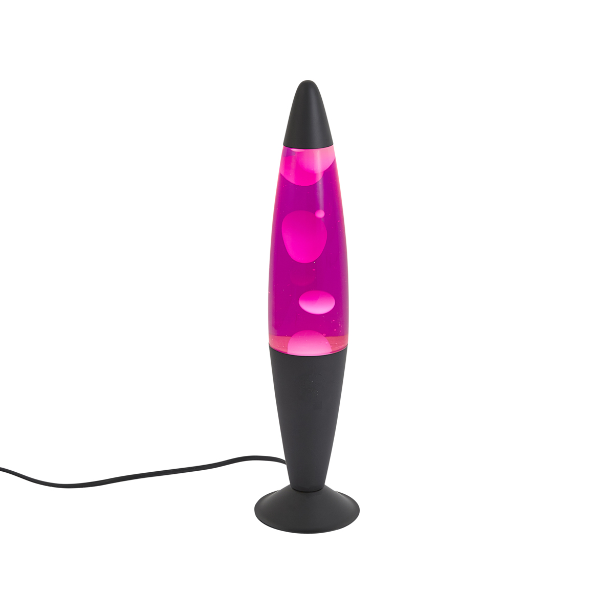 Qazqa Lavalampe Pink Mit Weißem Wachs Inkl. Led - Molten Lava