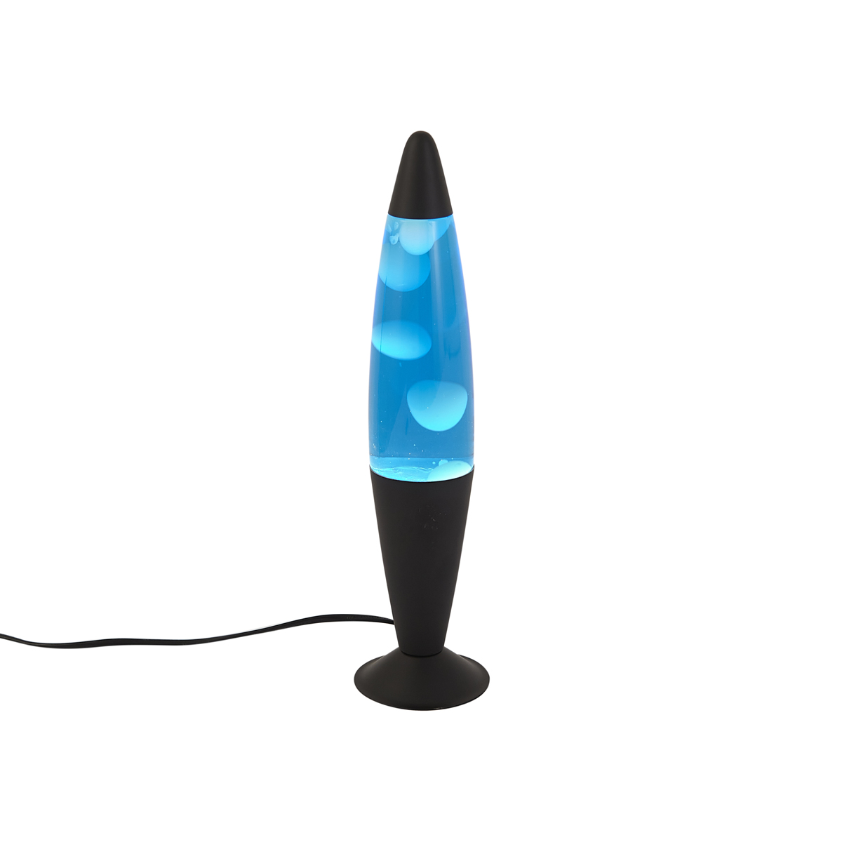 Qazqa Lavalampe Blau Mit Weißem Wachs Inkl. Led - Molten Lava