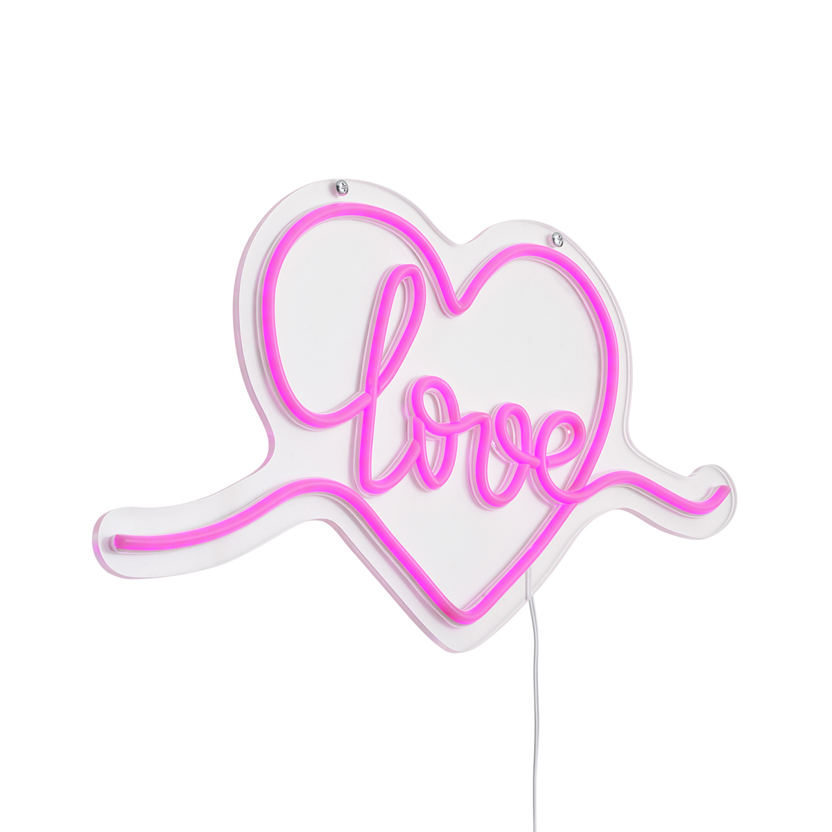 Qazqa Neon Wandleuchte Rosa Inkl. Led - Love