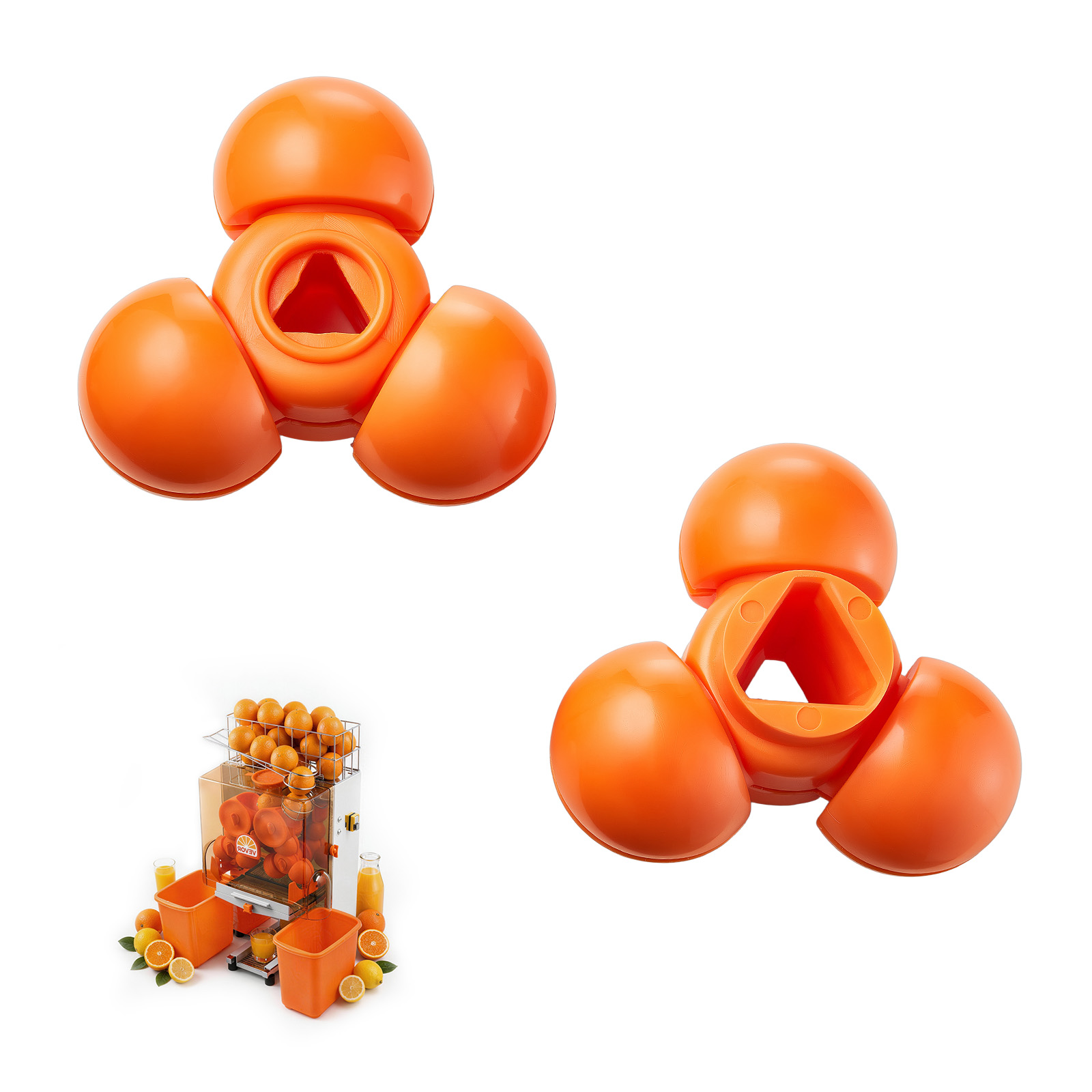 Vevor 2 X Pressköpfe Für Orangenpresse Zitruspresse Zum Entsaften, Kompatibel Mit Der Elektrischen Orangenpresse Vevor Ns2000e Serie, Einfach Auszutauschen, Ersatz