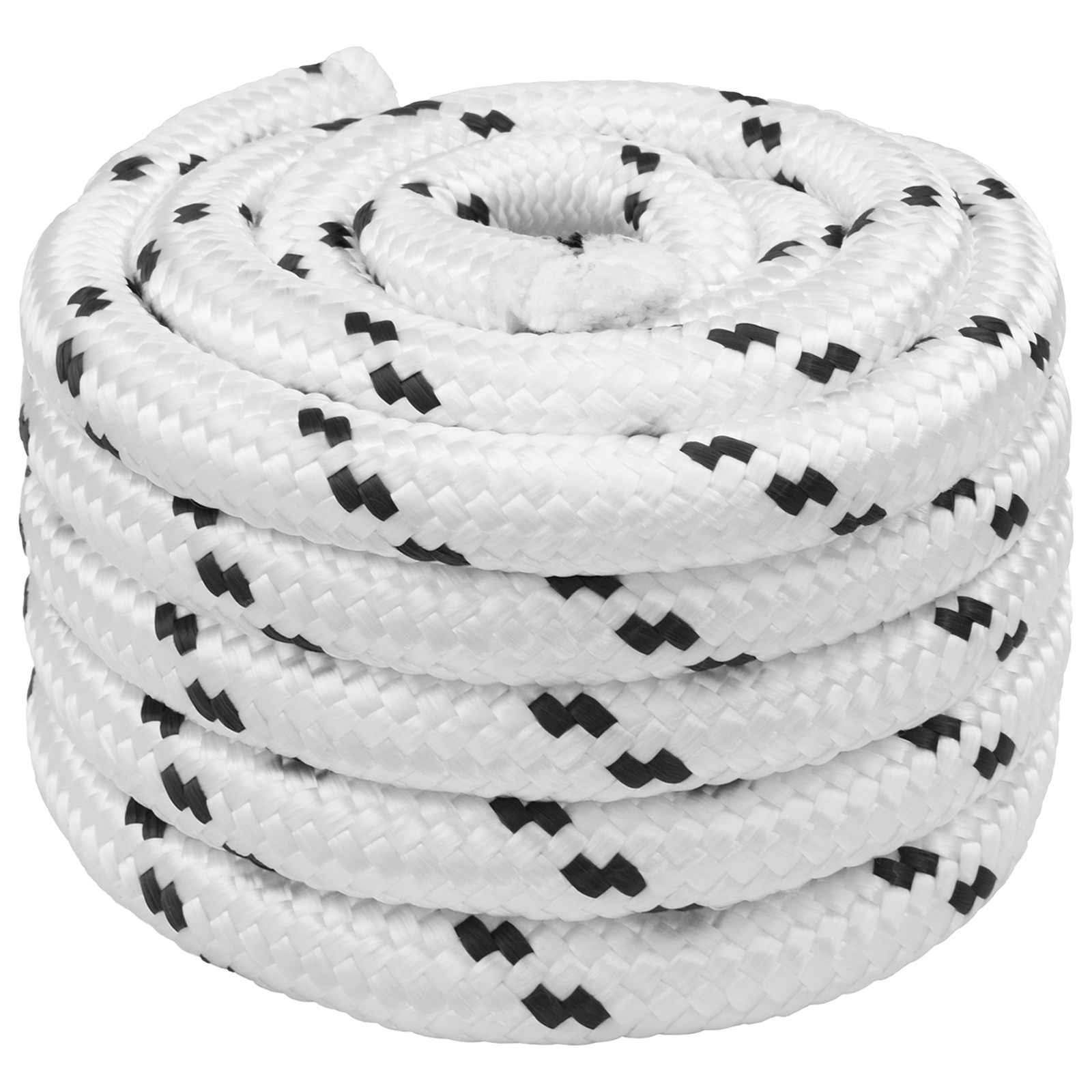 Mehrzweck-allzweckseil 25 Mm 25 M Weiß Polyester Vidaxl