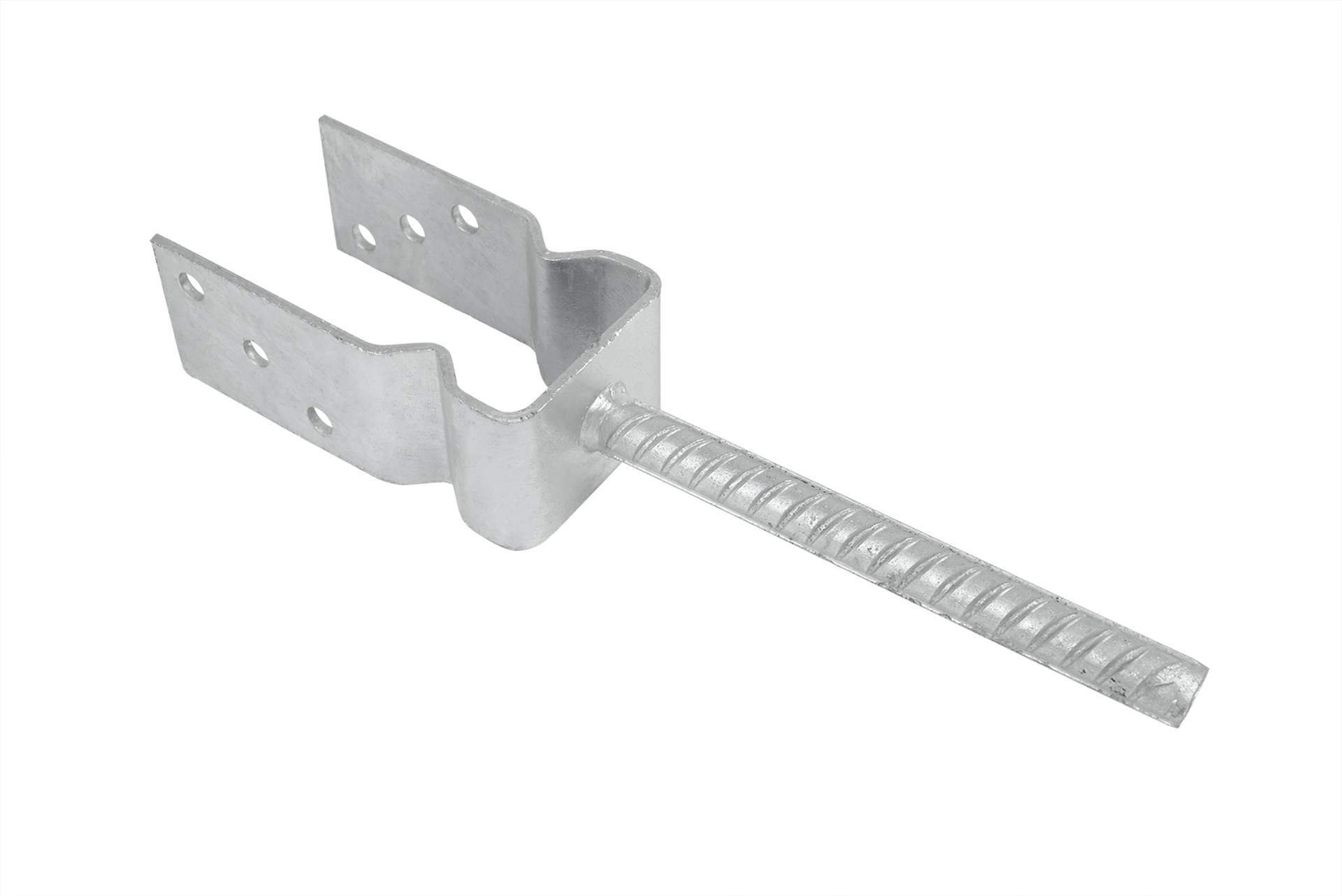 Pfostenträger Zum Einbetonieren Für 7 X 7 Cm Pfosten Mit Rille -