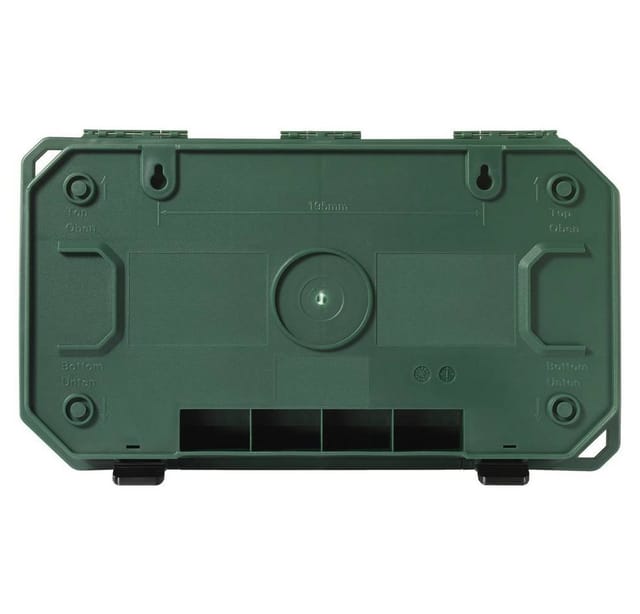 Sygonix Gartensteckdose Sygonix SY-5598168 Verteilerbox 4fach Standard-Grün (seidenmatt), Sch, SY-5598168
