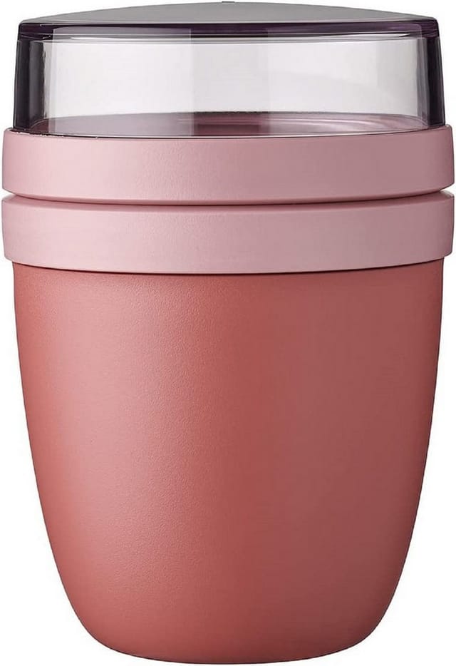 Mepal Aufbewahrungsschüssel Lunchpot ELLIPSE, Rosa, Ø 11 cm, Polypropylen