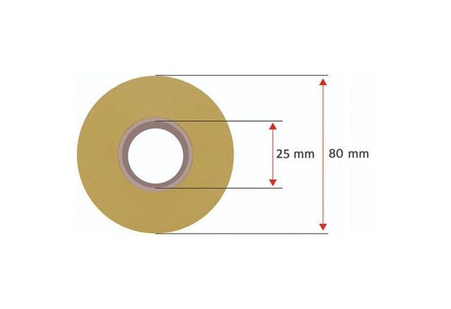 GoodMarkt Etikettenrolle 50x20mm Selbstklebende Thermo Etiketten auf Rolle 1000 Labels, Adressetiketten Haushaltsetiketten Bedruckbar Aufkleber für Büro Küche