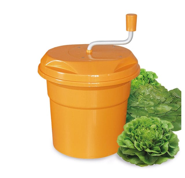 BRB-Lagertechnik Salatschleuder Salatschleuder für extra trockenen Salat, Hochwertiger, lebensmittelneutraler Kunststoff
