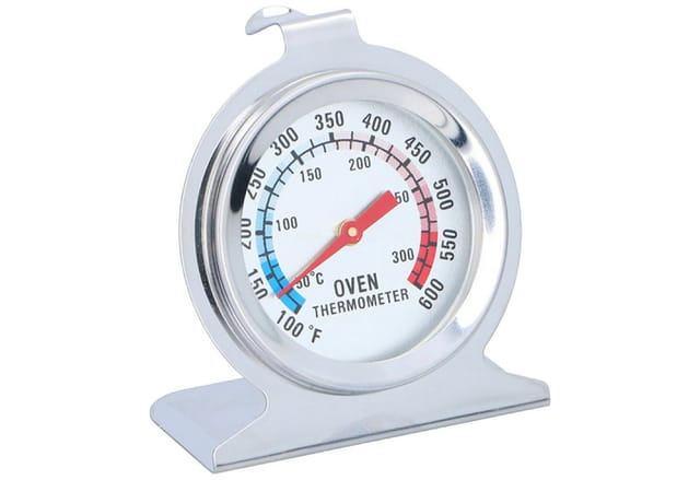 *Alpina* Backofenthermometer BACKOFENTHERMOMETER 300°C aus Edelstahl Bratofen Backofen 80, Brotofen Küchen Ofenthermometer Thermometer Grill Ofen