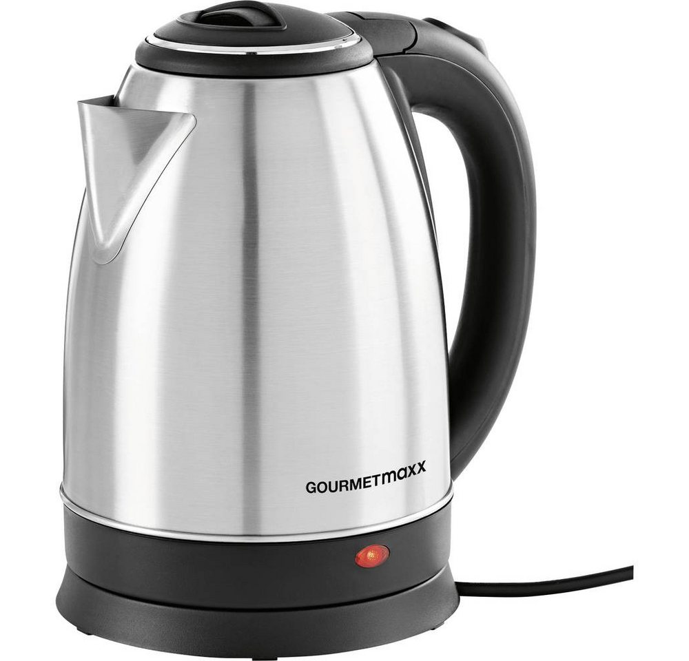 GOURMETmaxx Wasserkocher Wasserkocher - 1.8 l - Edelstahl 13704, schnurlos Bild 3