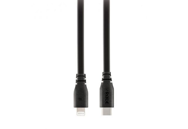 RØDE Rode SC19 USB-C zu Lightning Kabel Audio-Adapter USB-C zu Lightning, 150 cm, Hochwertig-robustes und gut abgeschirmtes Kabel