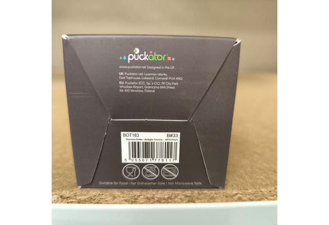 Puckator Trinkflasche Minecraft Creeper Trinkflasche mit Digital Thermometer